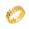 2 Sıralı Burma Ring aus 22 Karat Gelbgold