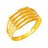 Ajda Kaburga Ring aus 22 Karat Gelbgold