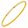 Armreif mit Ähren-Design aus 22 Karat Gelbgold