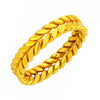 Başak Burma Herren Ring aus 14 Karat Gelbgold