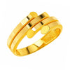 Goldring mit Nieten-Design aus 14 Karat Gelbgold | Çivili Ajda Ring