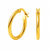 Creolen mit 2 cm Durchmesser aus 22 Karat Gelbgold