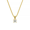 Diamantkette - Halskette - B334A - 0,18