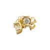 DIAMANTOHRRINGE - Gelbgold Ohrringe - B481E