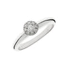 DIAMANTRING - Weissgold Ring - B103P