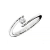 DIAMANTRING - Weissgold Ring - B259P - 0,15