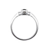 DIAMANTRING MIT ROSA SAPHIR - Weissgold Ring - B191P PFS
