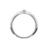 DIAMANTRING - Weissgold Ring - B334P - 0,10