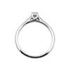 DIAMANTRING - Weissgold Ring - B234P - 0,09