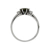 DIAMANTRING MIT BLAUEM SAPHIR - Weissgold Ring - B296P SA