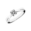 DIAMANTRING - Weissgold Ring - B334P - 0,40