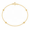 Dorika Filigranes Damenarmband aus 14 Karat Gold