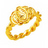 Erzurum Burması Ring aus 22 Karat Gelbgold