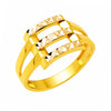 Kaburga Ring aus 14 Karat Gelbgold