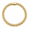 Klassisches Panzerarmband aus 14 Karat Gelbgold | 18,5 cm