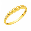 Moderner Damenring aus 14 Karat Gelbgold