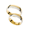 Eheringe/Trauringe - Gelb und Weissgold Trauringe - L5