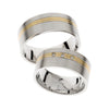 Eheringe/Trauringe - Gelb und Weissgold Trauringe - R316