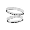 Eheringe/Trauringe - Weissgold Trauringe - A751
