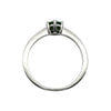 VERLOBUNGSRINGE MIT SYNTHETISCHEM MOISSANIT - Weissgold Ring - B435P SM
